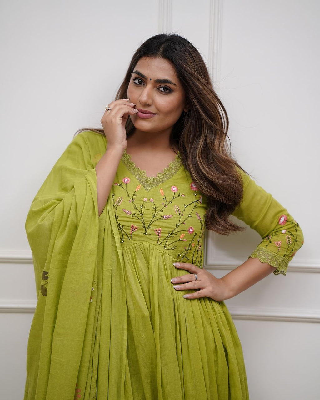 Beautiful embroidery and sequence work Set For Women