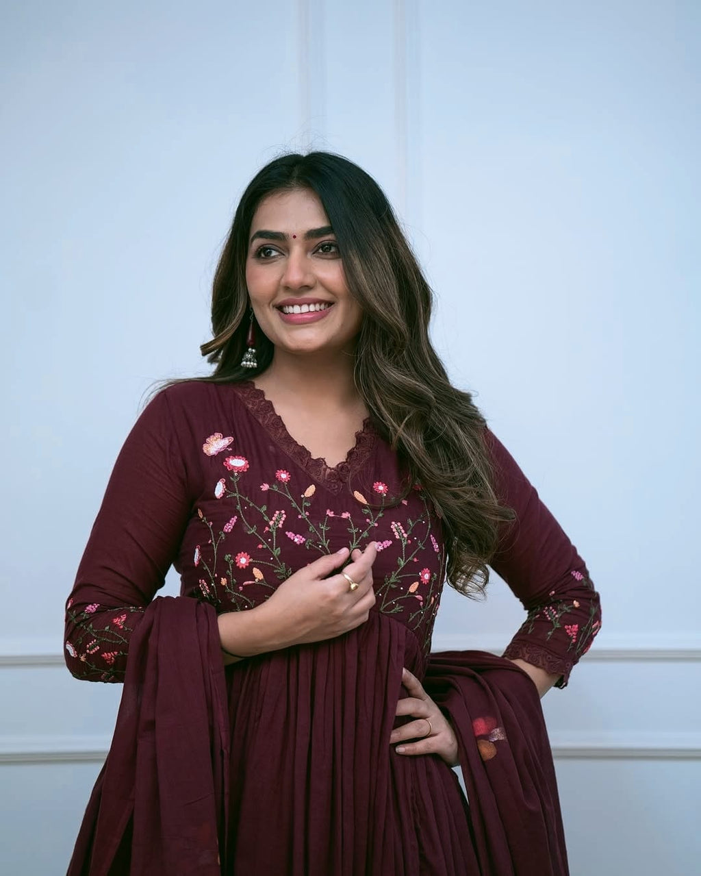 Beautiful embroidery and sequence work Set For Women