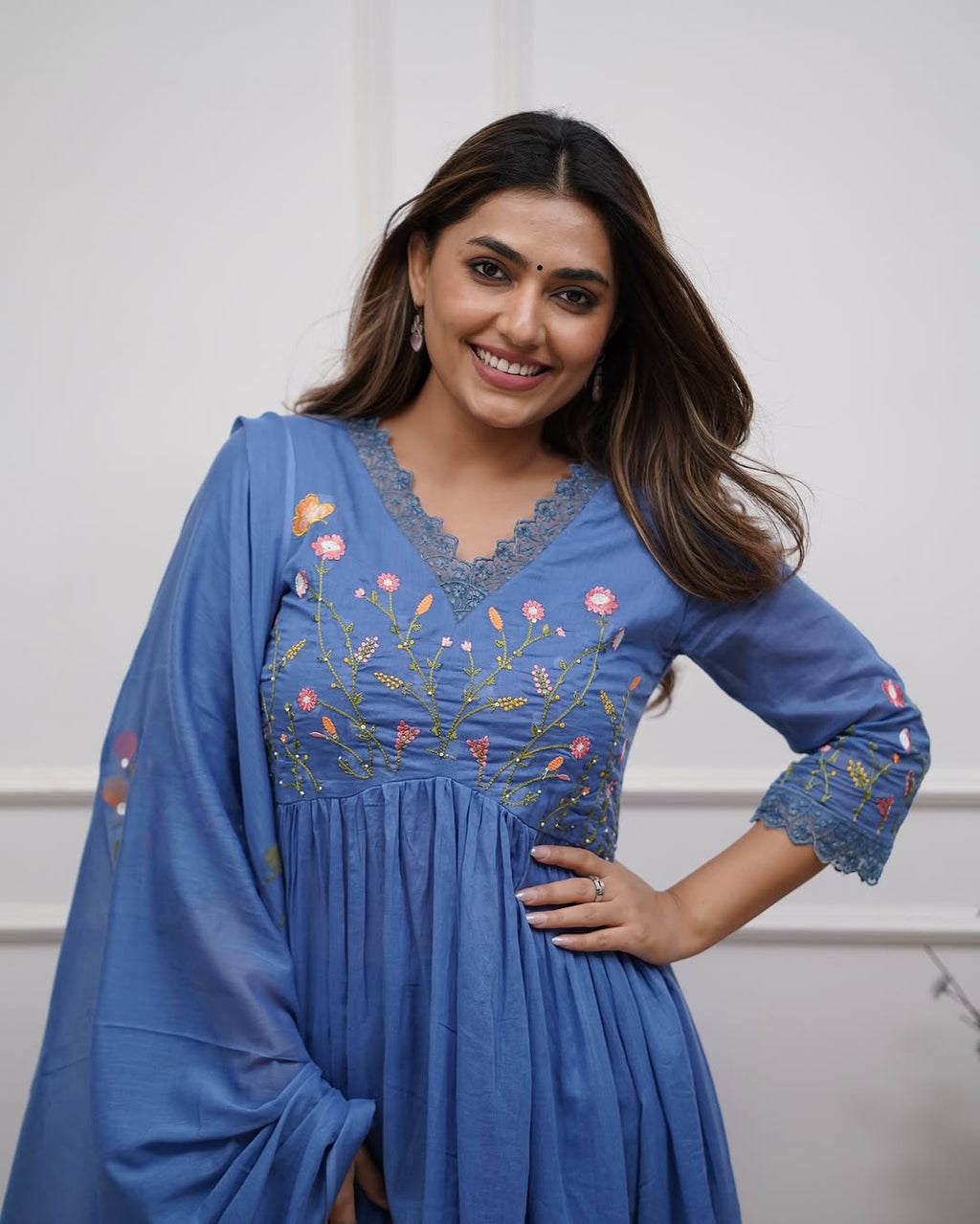 Beautiful embroidery and sequence work Set For Women