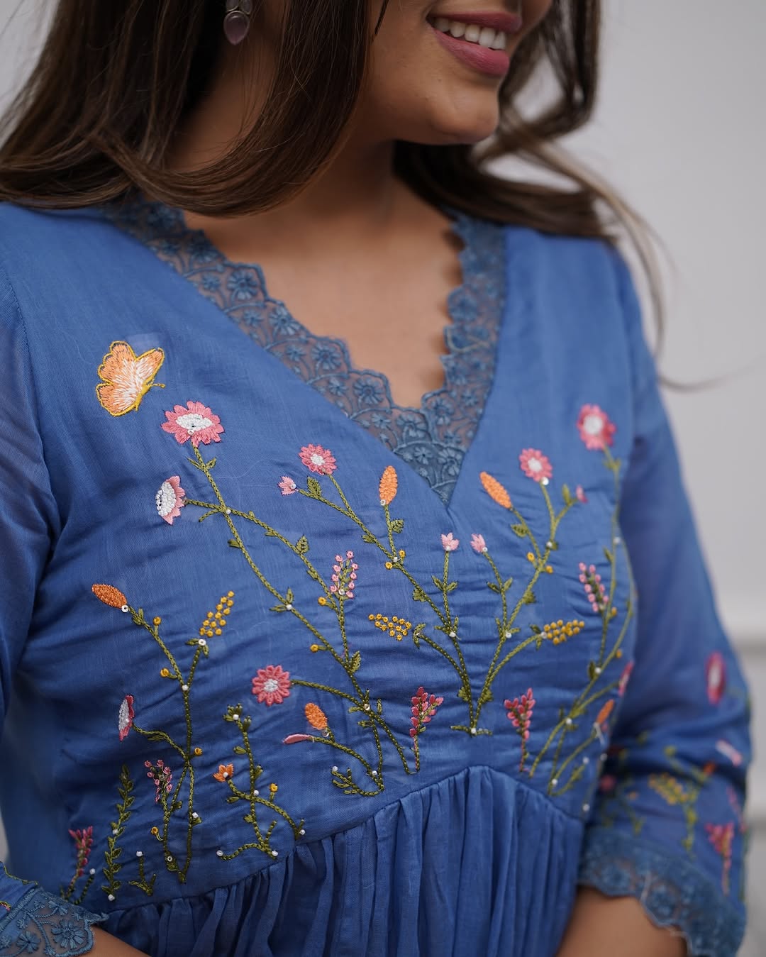Beautiful embroidery and sequence work Set For Women